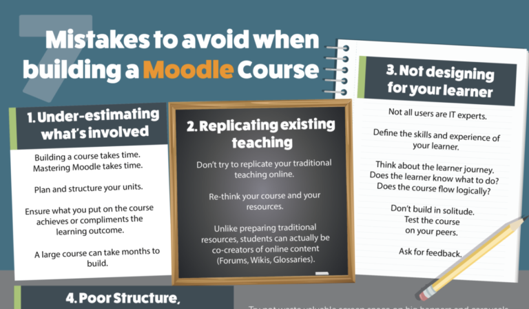 7 mistakes to avoid when building a Moodle course